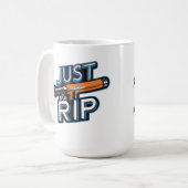 Mug Just the Rip - Design d'Humour de soudage de style (Devant gauche)