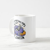 Mug Just Waiting for Halloween – Funny Spooky Season (Devant gauche)