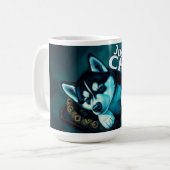 Mug Juste Chill Husky Puppy (Devant gauche)