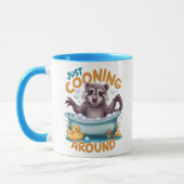 Mug Juste Cooning, Jouer Raccoon Durée du bain Aventur (Gauche)