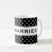 Mug Juste couleurs personnalisables mariées de la (Devant droit)