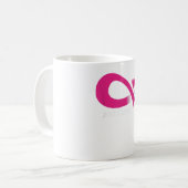 Mug Juste Cure It Pink Break Sensibilisation au cancer (Devant gauche)
