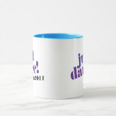 Mug Juste danse - pourpre (Centre)