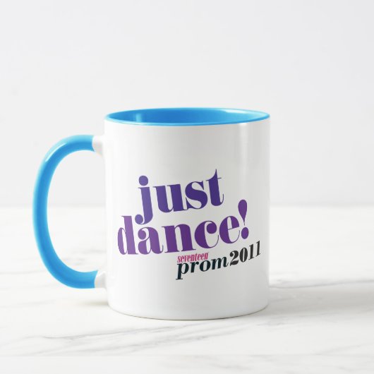 Mug Juste danse - pourpre (Gauche)