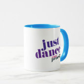 Mug Juste danse - pourpre (Devant droit)