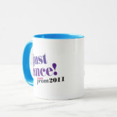 Mug Juste danse - pourpre (Devant gauche)
