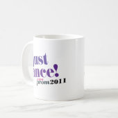 Mug Juste danse - pourpre (Devant gauche)