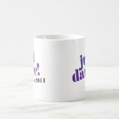 Mug Juste danse - pourpre (Centre)