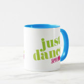 Mug Juste danse - vert (Devant droit)
