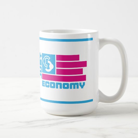 Mug Juste de la pâte à café en économie (Droite)