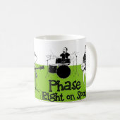 Mug Juste de phase sur la tache (Devant droit)