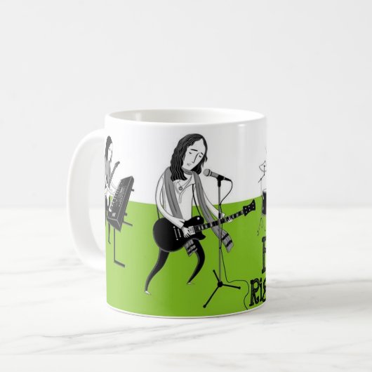 Mug Juste de phase sur la tache (Devant gauche)