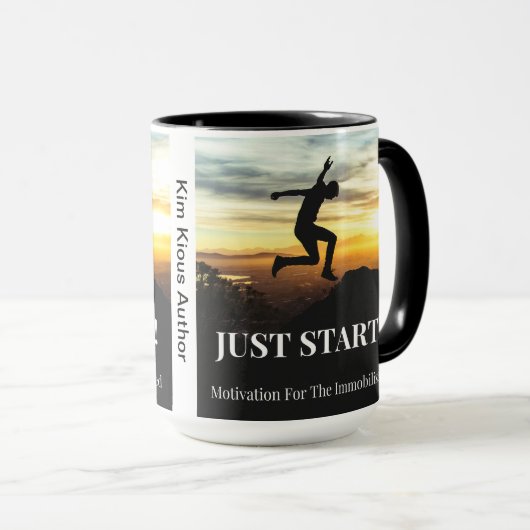 MUG JUSTE DÉBUT ! (Devant droit)