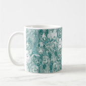 Mug juste des cochons turquoise viridian (Gauche)
