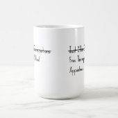 Mug Juste des conversations de bureau (Centre)