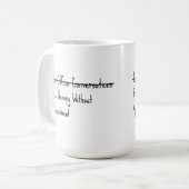 Mug Juste des conversations de bureau (Devant gauche)