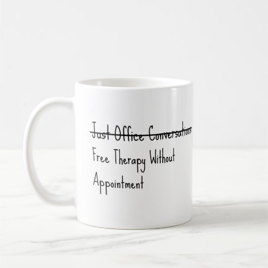 Mug Juste des conversations de bureau (Gauche)
