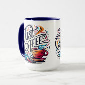 Mug Juste du café (Devant gauche)