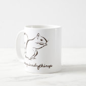 Mug Juste écureuil de choses de Squirrely (Devant gauche)