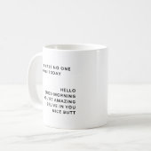 Mug Juste En Coque, Personne Ne Vous A Dit Aujourd'Hui (Devant gauche)