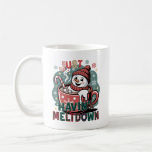 Mug Juste en train de fondre - Bonhomme de neige de No