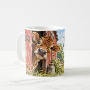 Mug Juste en visite Vache