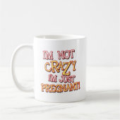 Mug Juste enceinte non fol (Gauche)