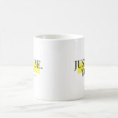 Mug Juste être vous, typographie inspirante (Centre)