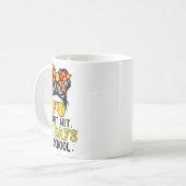 Mug Juste Frapper Heureux 100 Jours D'école Softball C (Devant gauche)