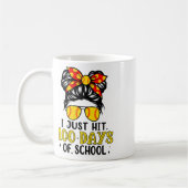 Mug Juste Frapper Heureux 100 Jours D'école Softball C (Gauche)