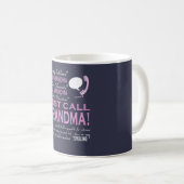 Mug Juste grand-maman d'appel ! (Devant droit)