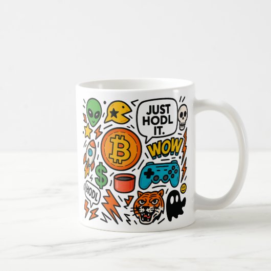 Mug Juste Hodl Ça (Droite)