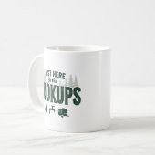 MUG JUSTE ICI POUR LE CAMPING HOOKUPS (Devant gauche)