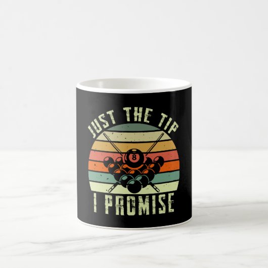 Mug Juste la pointe, je le promets Billard (Centre)