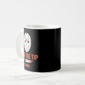 Mug Juste la pointe, je promets Costume drôle d'Hallow (Devant gauche)