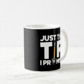 Mug Juste Le Conseil Je Promets Billard Joueur Snooker (Devant droit)
