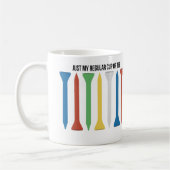 Mug Juste ma Coupe régulière de golf (Gauche)