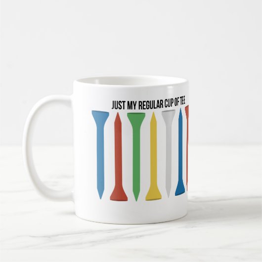 Mug Juste ma Coupe régulière de golf (Gauche)