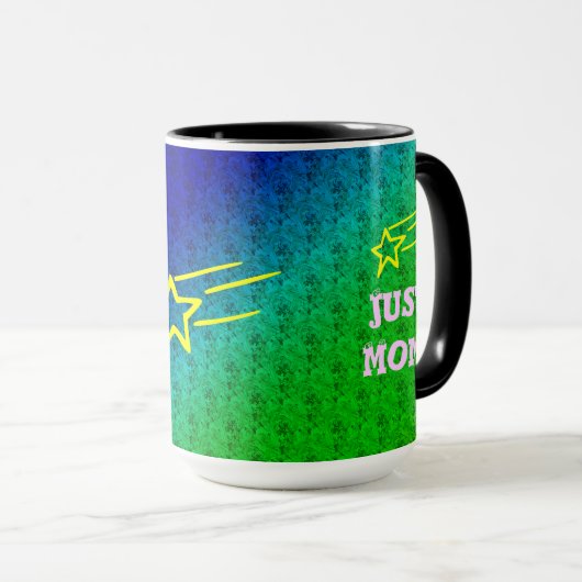 Mug Juste Maman Superstar (Devant droit)