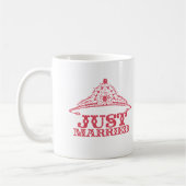 Mug Juste marié Princesse mariée Tiara Mariages (Gauche)