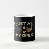Mug Juste Moi Et Mes Filles Éleveuse De Poulets Cour D (Centre)