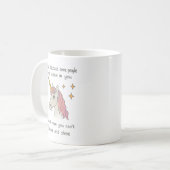 Mug Juste parce qu'ils ne croient pas en vous Unicorn (Devant gauche)