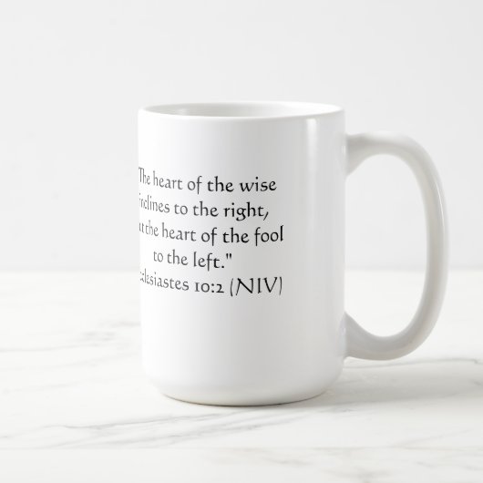 Mug Juste pour l'amusement :  bon V. laissé (Droite)