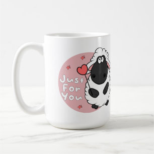 Mug Juste pour vous Kawaii drôles moutons tient le coe