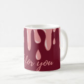 Mug Juste pour vous motif rouge (Devant droit)