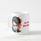 Mug JUSTE REBEL audacieuse attitude (Devant gauche)