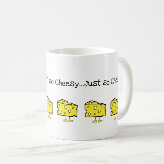 Mug Juste si Cheesy (Devant droit)
