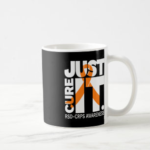 Mug Juste soigner RSD CRPS Sensibilisation Ruban blanc