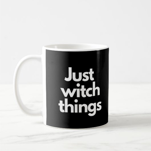 Mug Juste sortir des choses (Gauche)
