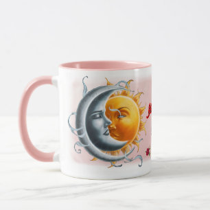 Mug Juste toi et moi dit le Soleil à la Lune sur un